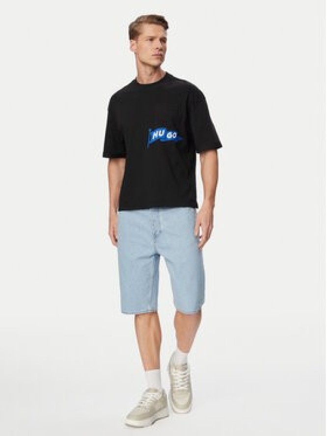 HUGO Szorty jeansowe Skate Shorts 50555994 Niebieski Straight Fit