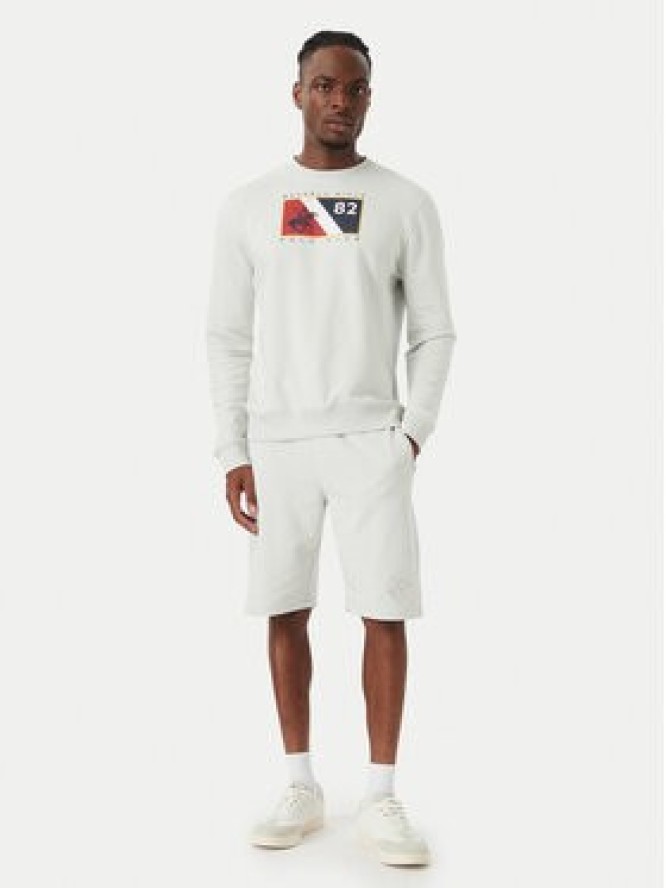 Beverly Hills Polo Club Szorty sportowe M6339B Szary jasny Regular Fit