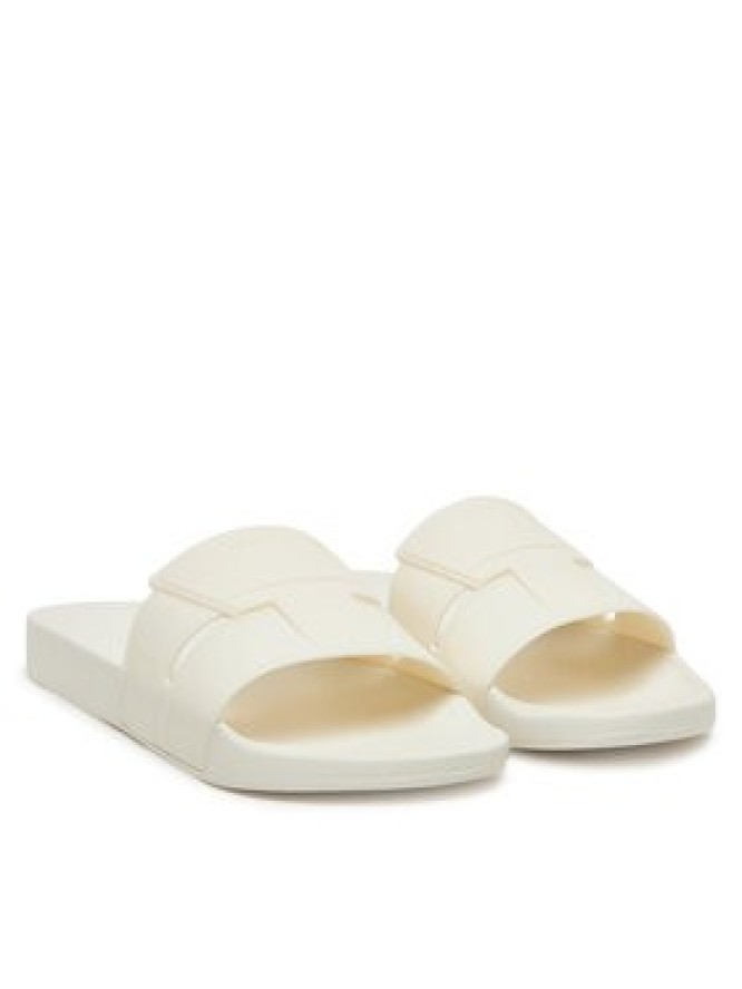 Calvin Klein Klapki Pool Slide Double T HM0HM01752 Biały