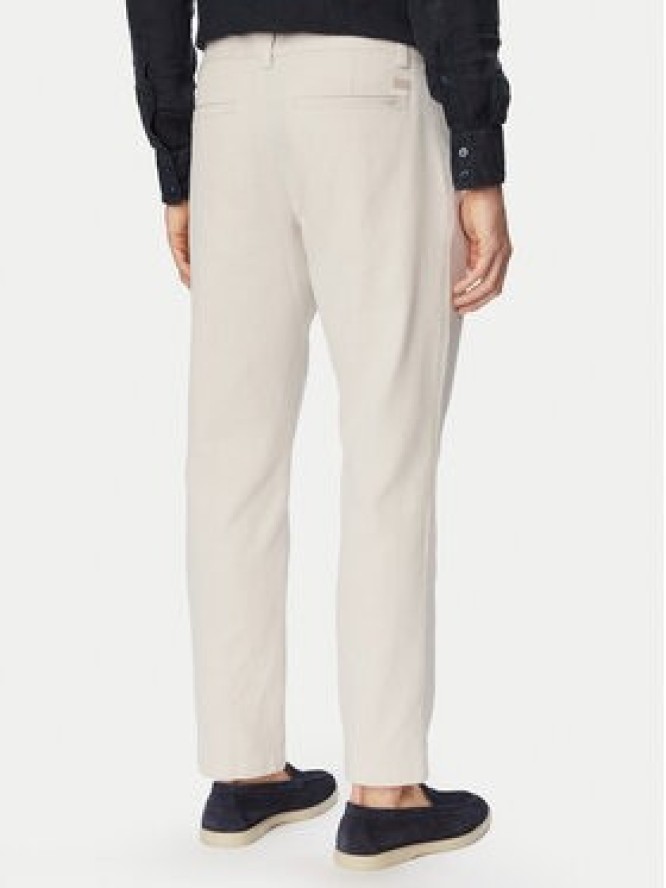 BOSS Chinosy 50559158 Beżowy jasny Tapered Fit