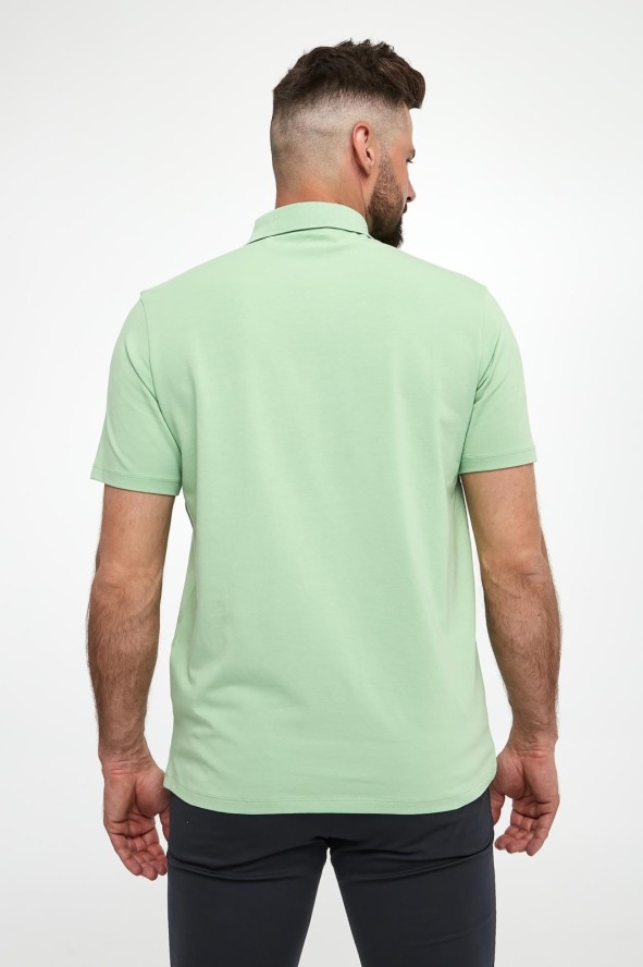 Polo męskie z logo KARL LAGERFELD