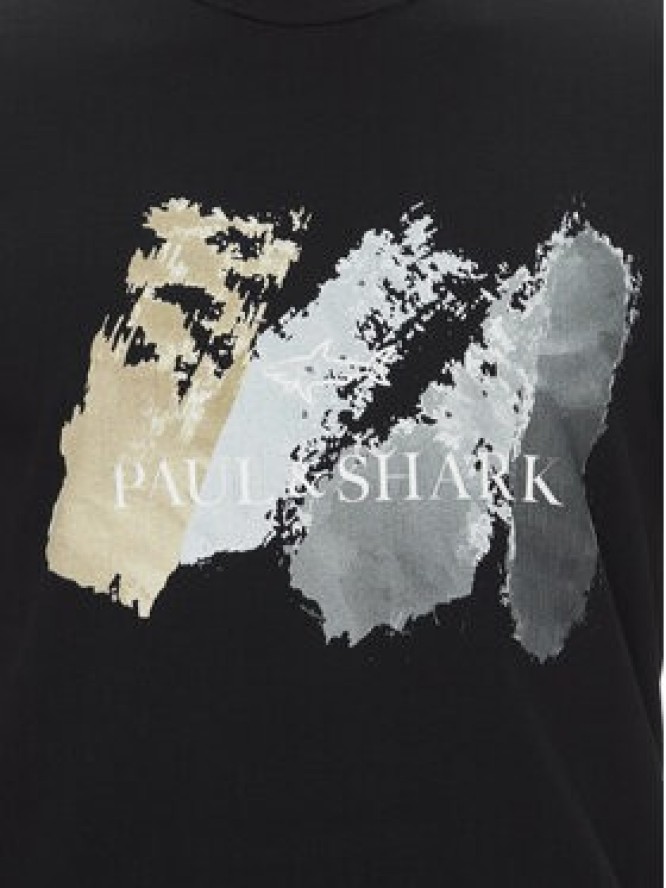 Paul&Shark T-Shirt 25411094 Czarny Regular Fit