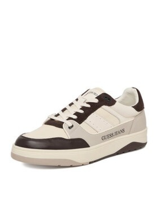 Guess Jeans Sneakersy EO-TEKSAS-01 126AM Écru