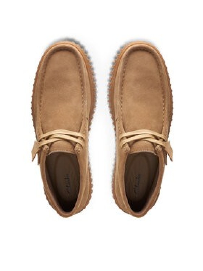 Clarks Trzewiki Torhill Hi 26173663 Brązowy
