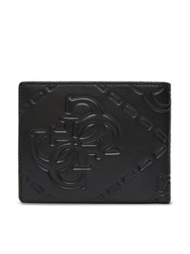 Guess Portfel SMBOMG LEA20 Czarny