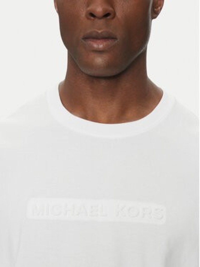 Michael Kors T-Shirt CF4529H1V2 Biały Regular Fit