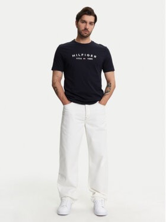 Tommy Hilfiger Jeansy F1 Movie MW0MW41381 Écru Loose Fit