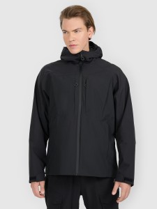 4F Kurtka trekkingowa membrana 10000 męska - czarna 3XL