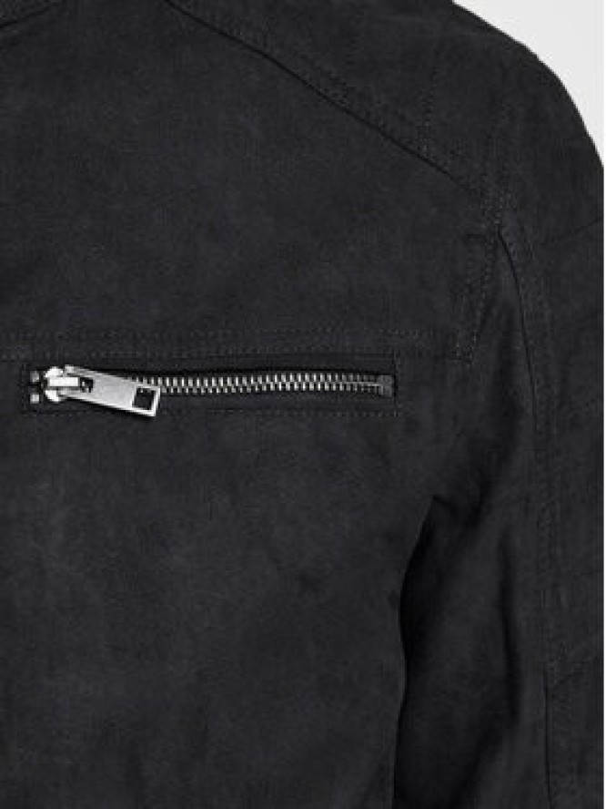 Jack & Jones Kurtka z imitacji skóry Rocky 12147218 Czarny Regular Fit