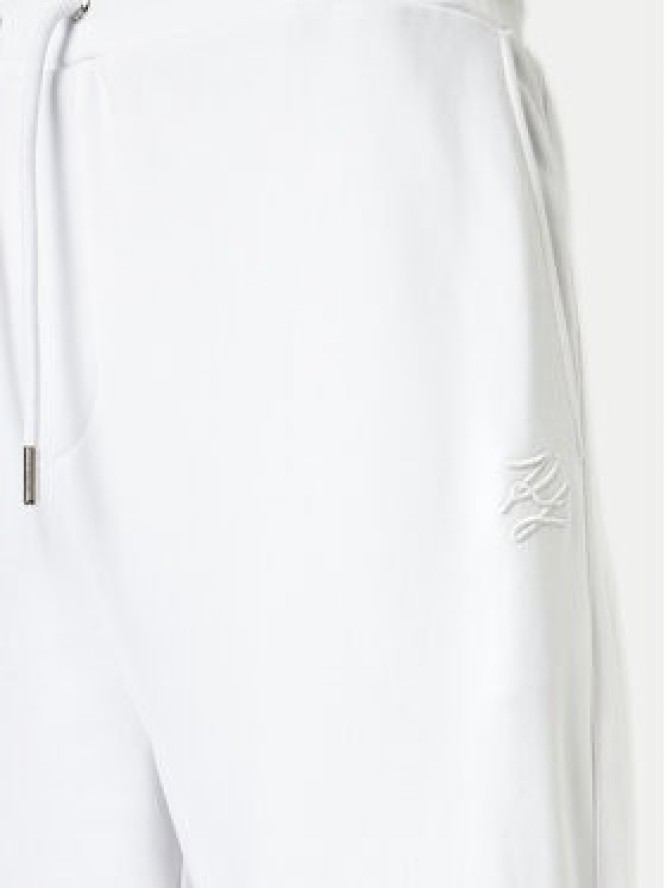 KARL LAGERFELD Spodnie dresowe 705409 543910 Biały Regular Fit