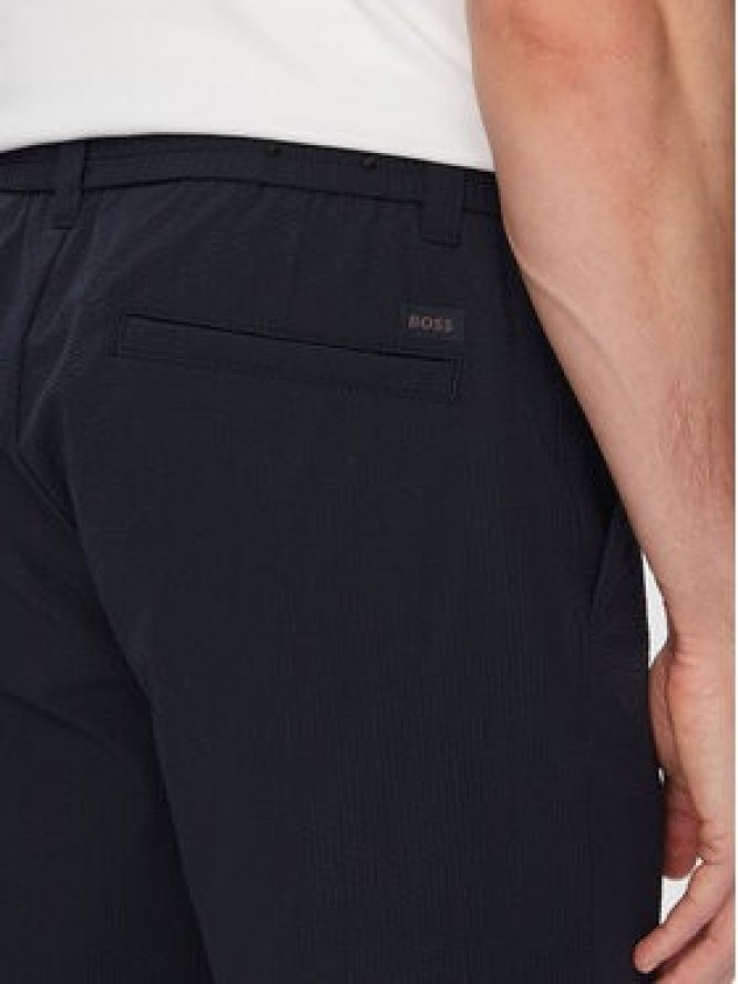 BOSS Szorty materiałowe 50562365 Granatowy Regular Fit