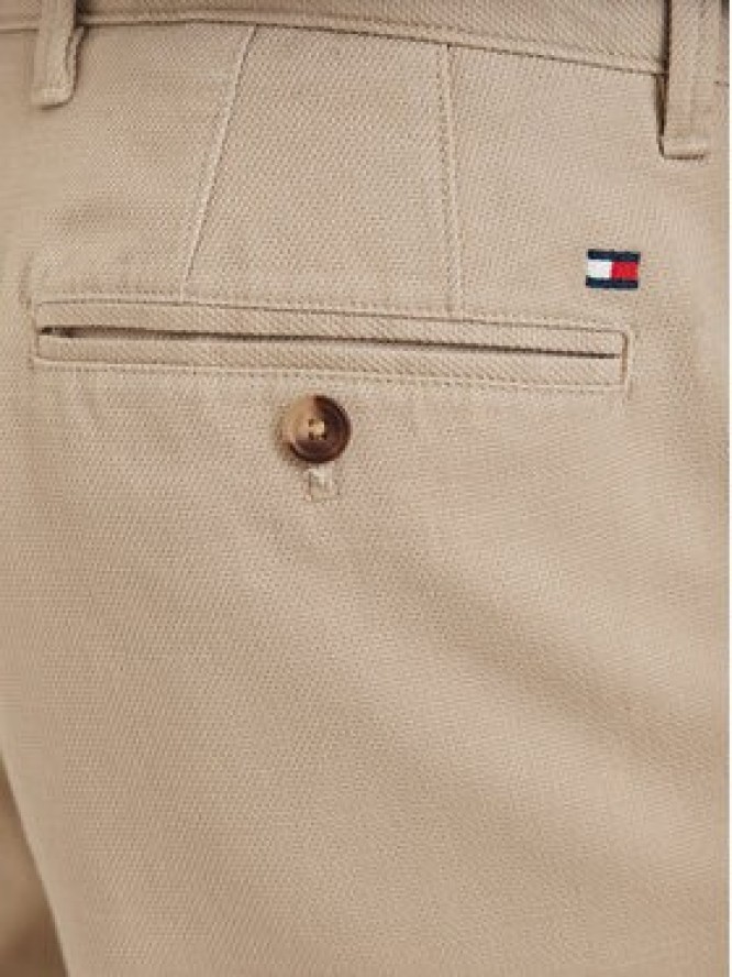 Tommy Hilfiger Chinosy Denton MW0MW43151 Beżowy Regular Fit