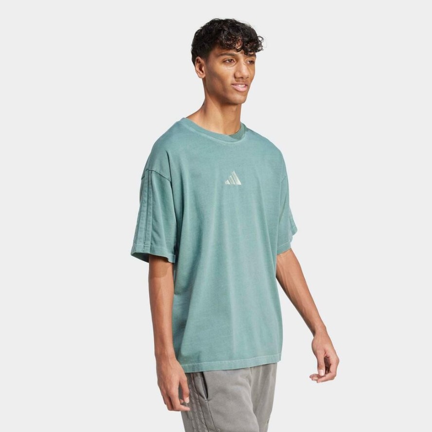 Koszulka z efektem sprania ADIDAS ALL SZN