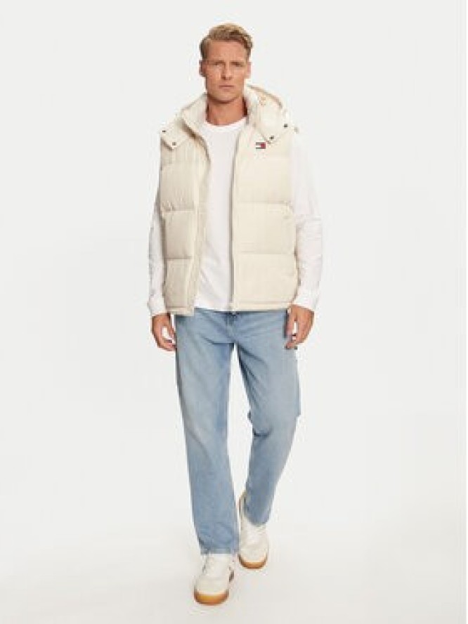 Tommy Jeans Bezrękawnik Alaska DM0DM19538 Beżowy Regular Fit