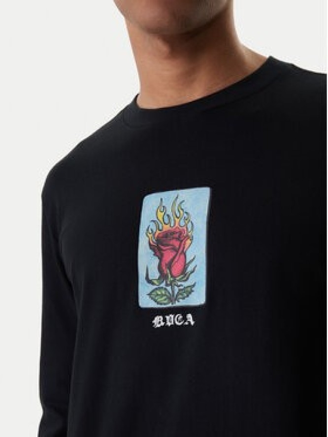 RVCA Longsleeve Dayshift EVYZT00306 Czarny Regular Fit