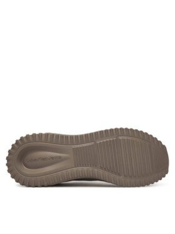 Calvin Klein Sneakersy Eva Runner Laceup Sock Mat Mix YM0YM01443 Brązowy