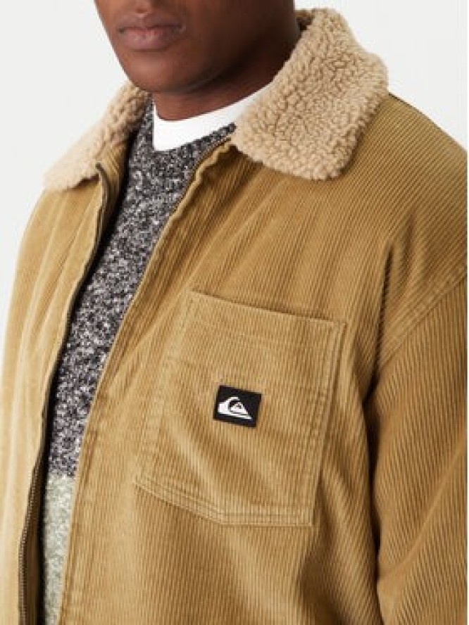 Quiksilver Kurtka przejściowa Dna Sherpa Harrington EQYJK04201 Beżowy Regular Fit