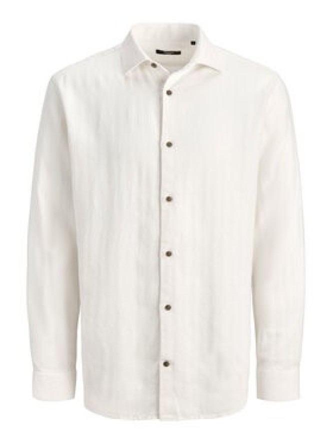 Jack & Jones Koszula Blaparker 12292161 Écru Regular Fit