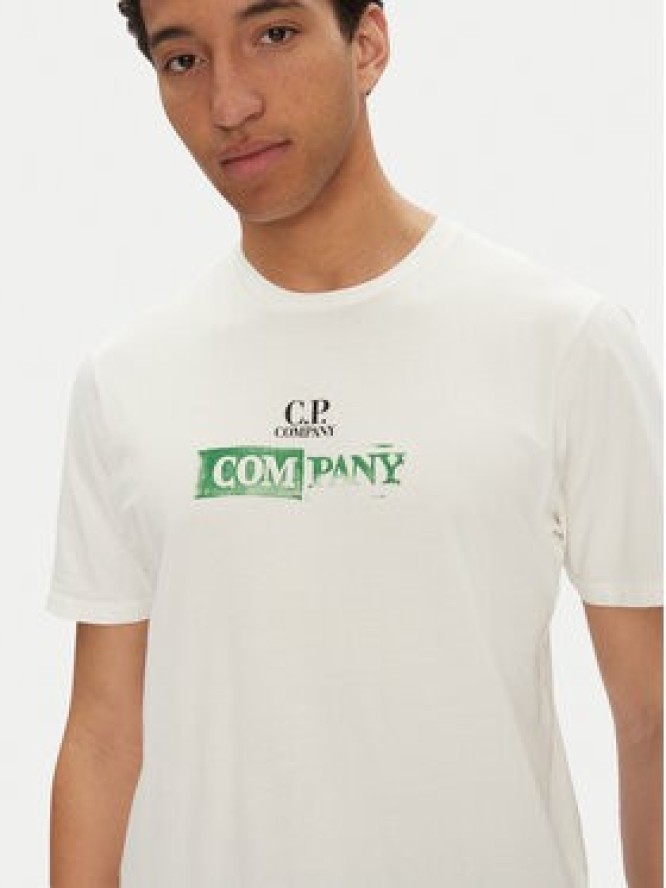C.P. Company T-Shirt 18CMTS307A005431G Biały Regular Fit