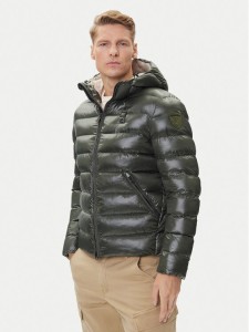 Blauer Kurtka przejściowa 25WBLUC02079 Zielony Regular Fit