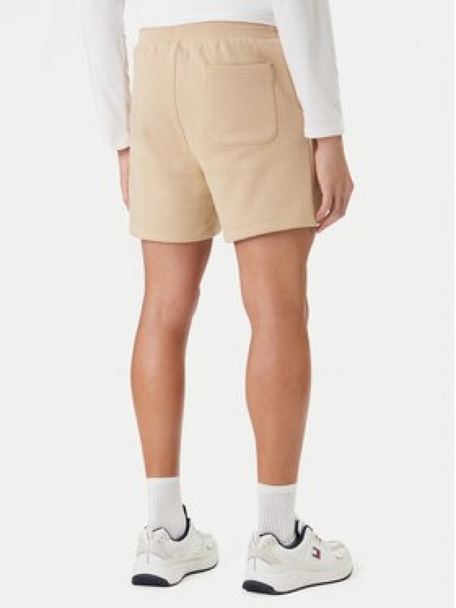 Tommy Jeans Szorty sportowe DM0DM21931 Beżowy Regular Fit
