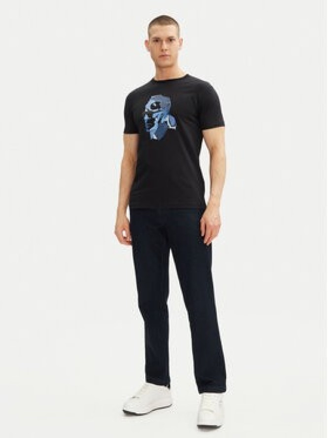KARL LAGERFELD T-Shirt 755065 552241 Granatowy Regular Fit