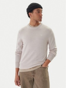 G-Star Raw Sweter Premium Core D27686-B692 Beżowy Regular Fit