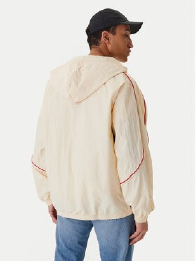 Kappa Wiatrówka Banda Silas 222 37222WW Écru Comfort Fit