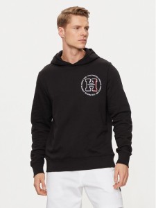 Tommy Hilfiger Bluza MW0MW34383 Czarny Regular Fit