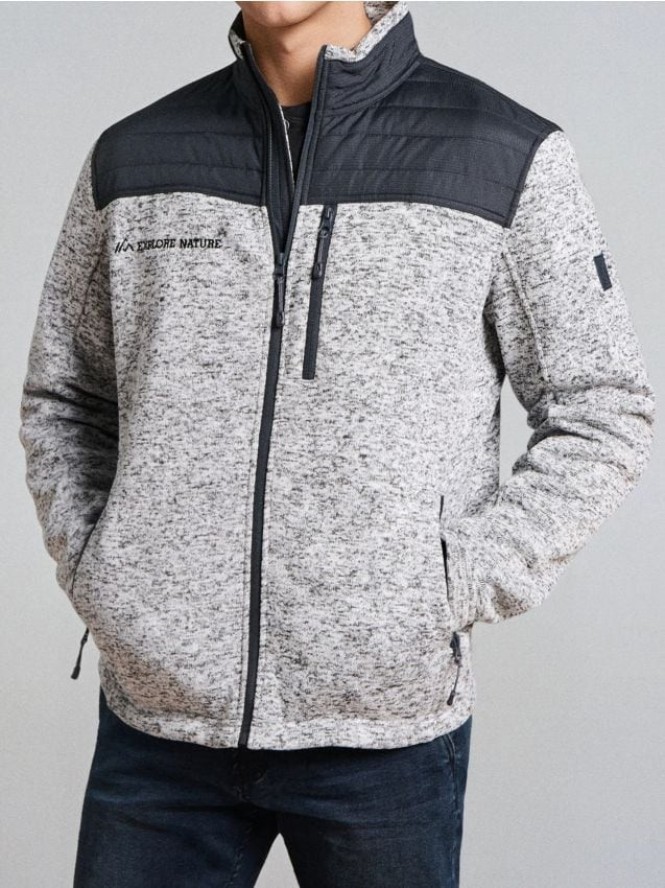 Bluza softshell - szary