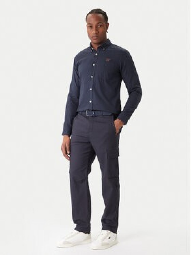 Aeronautica Militare Koszula 252CA1277UCT03532 Granatowy Regular Fit