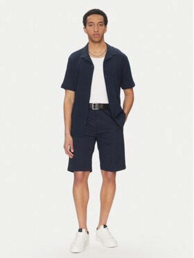 HUGO Szorty materiałowe Darik241 50505857 Granatowy Regular Fit