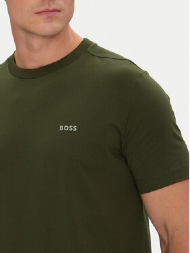 BOSS T-Shirt 50506373 Zielony Regular Fit