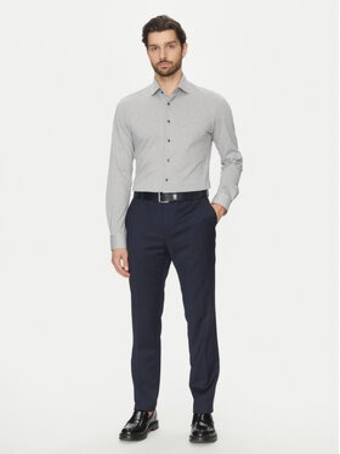 Michael Kors Koszula MD0MD91392 Szary Slim Fit
