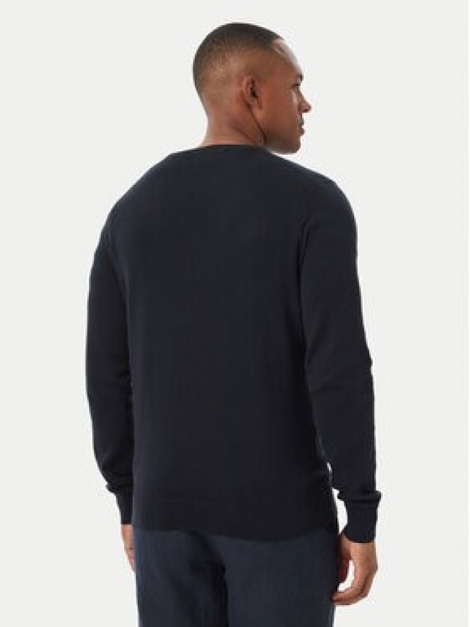 KARL LAGERFELD Sweter 655008 561398 Granatowy Regular Fit