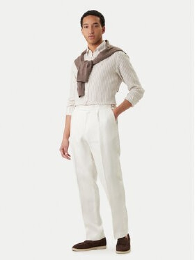 BOSS Koszula H-Liam 50560595 Beżowy Regular Fit