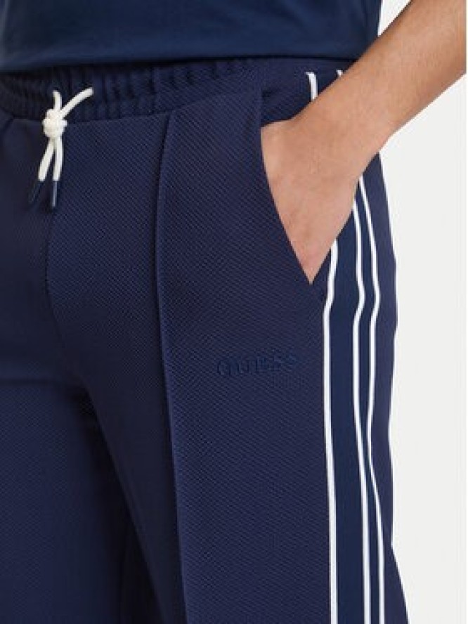 Guess Spodnie dresowe Z6GB14 K3211 Granatowy Regular Fit