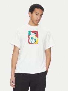 Puma T-Shirt Dylan Exhibit 630673 Biały Regular Fit