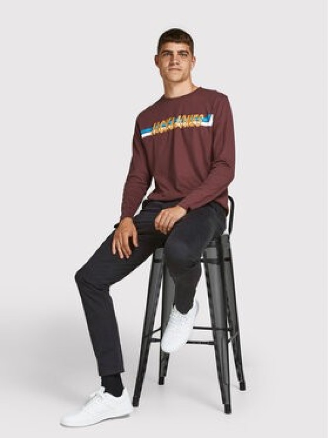 Jack & Jones Chinosy Marco 12150158 Czarny Slim Fit