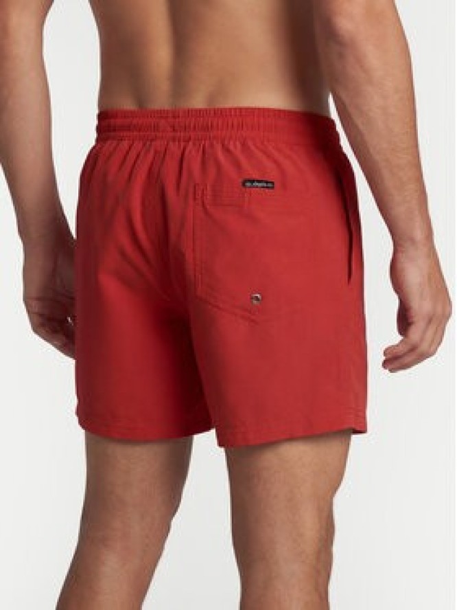 Quiksilver Szorty kąpielowe Everyday Solid Volley 15 EQYJV04120 Czerwony Regular Fit