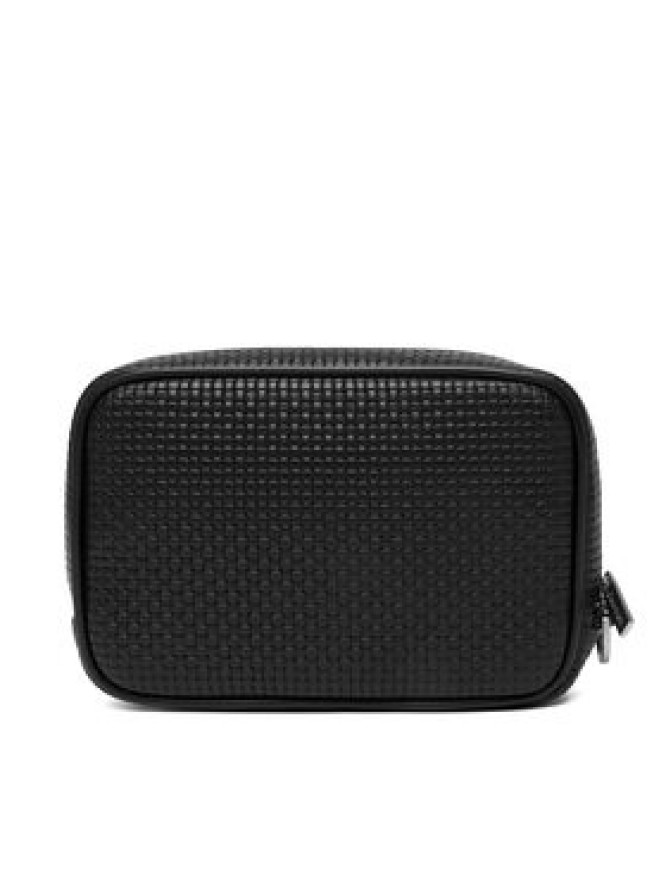 Calvin Klein Saszetka Embossed Woven Zip Pouch LV04D1111G Czarny