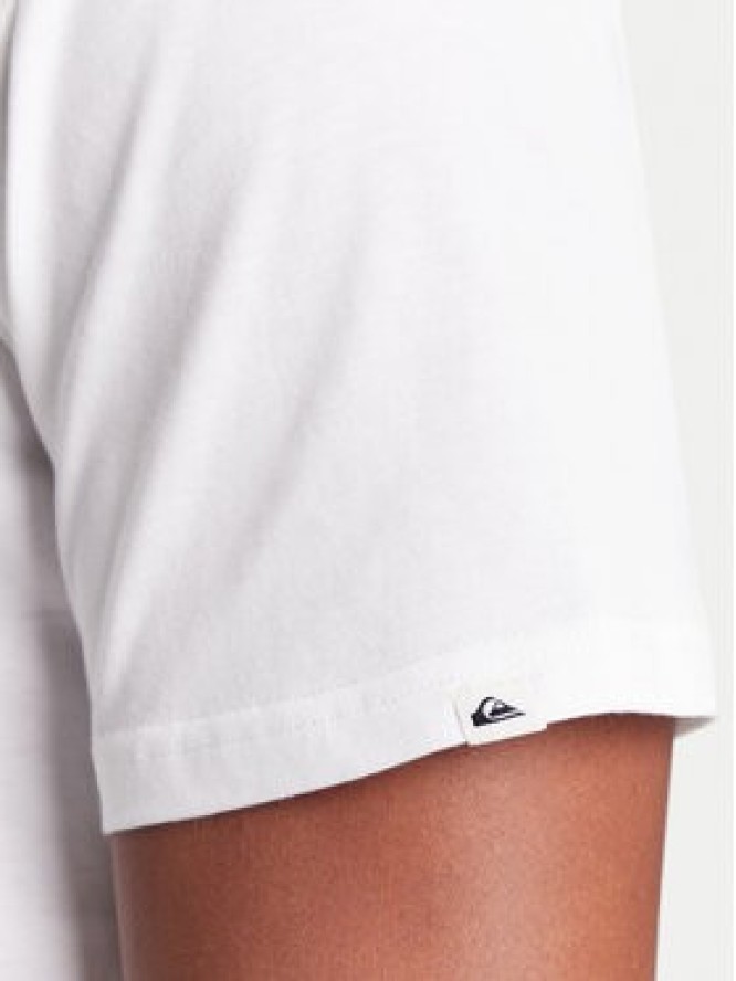 Quiksilver T-Shirt Ev Comp Logo EQYZT08182 Biały Regular Fit