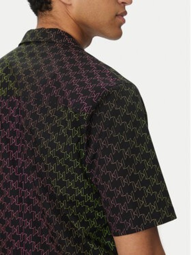 KARL LAGERFELD Koszula 605445 552689 Czarny Regular Fit