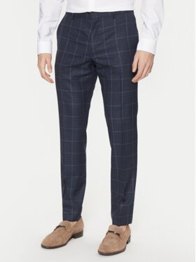 BOSS Garnitur H-Huge 50518097 Granatowy Slim Fit