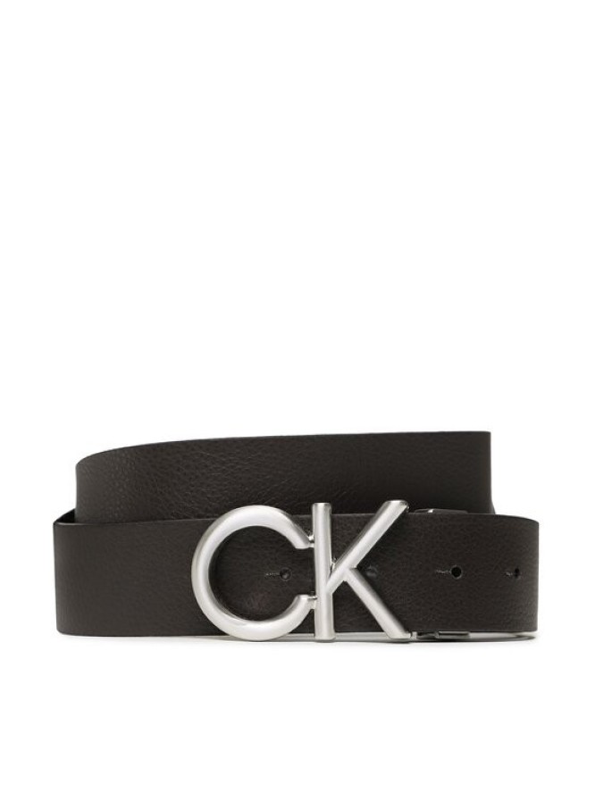 Calvin Klein Pasek Męski Adj/Rev Ck Metal Bombe Pb 35Mm K50K510630 Czarny