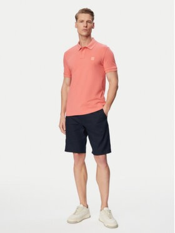 BOSS Szorty materiałowe 50559178 Granatowy Regular Fit