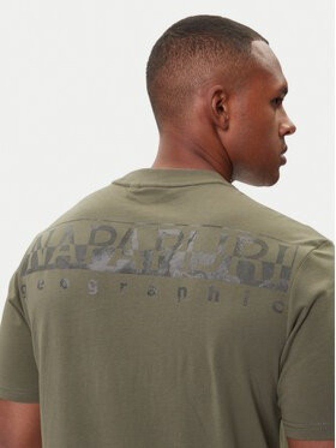 Napapijri T-Shirt S-Fanes NP0A88SE Zielony Regular Fit