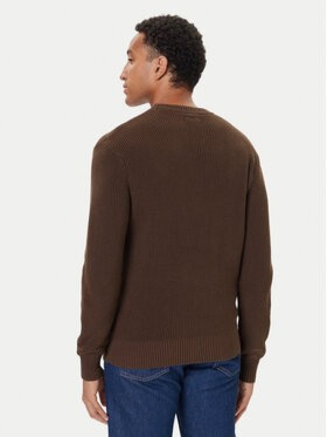 Guess Jeans Sweter M4BR30 Z3HM1 Brązowy Regular Fit