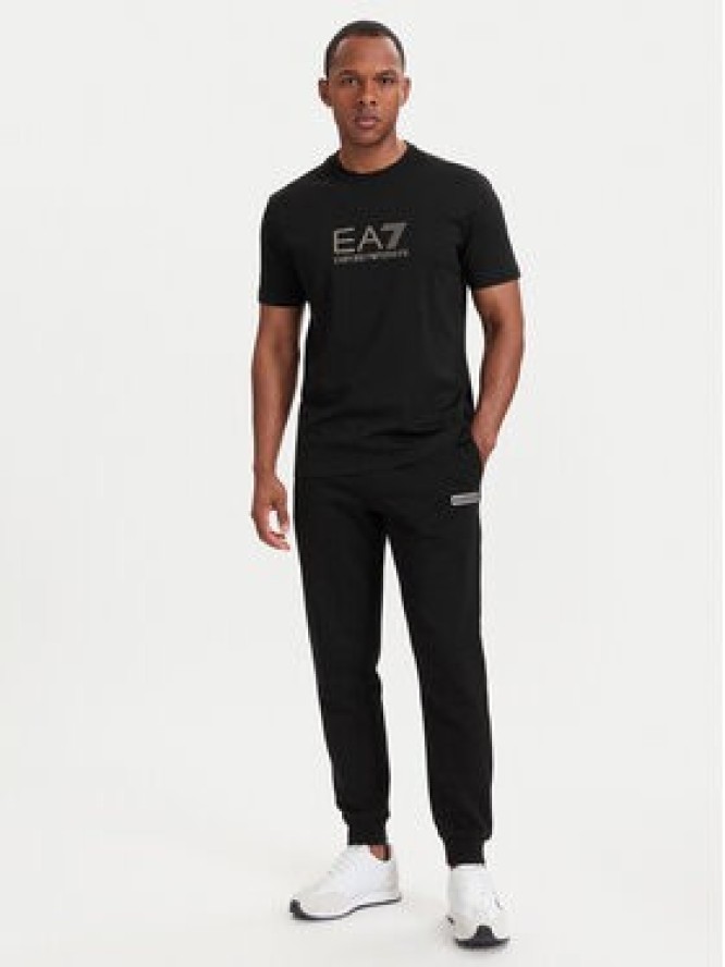 EA7 Emporio Armani T-Shirt 7M002095 AF27714 UC001 Czarny Regular Fit