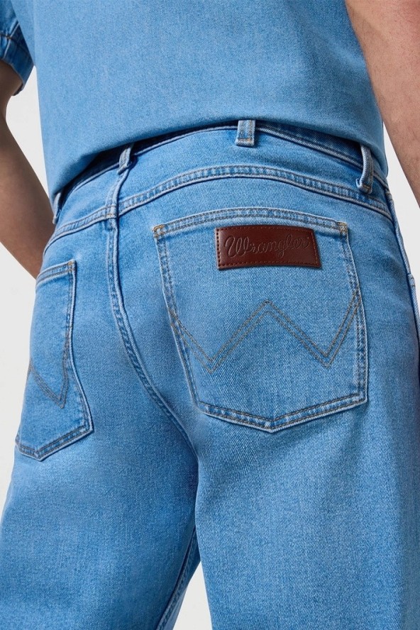 WRANGLER MĘSKIE SPODNIE JEANSOWE WRANGLER GREENSBORO MIST 112364971